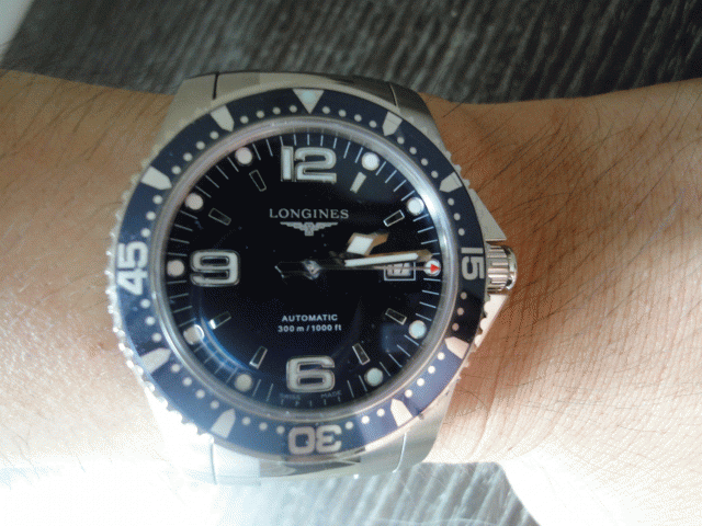 【分享】我的第一只機械錶LONGINES HydroConquest深海征服者(41mm藍水鬼)
