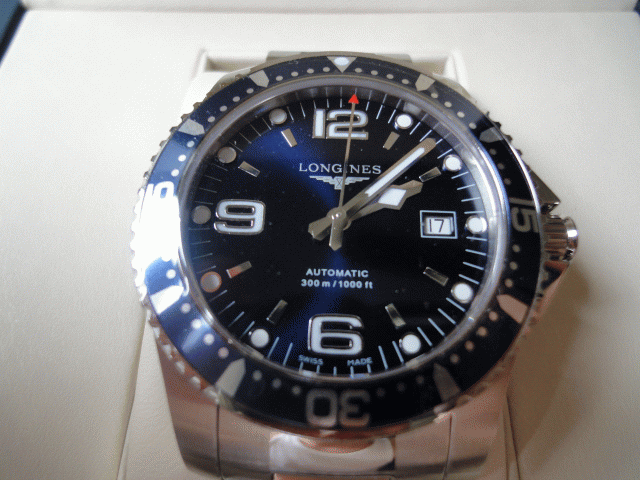 【分享】我的第一只機械錶LONGINES HydroConquest深海征服者(41mm藍水鬼)