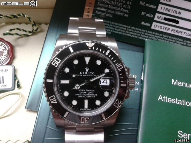 [開箱]ROLEX 116610LN 黑水鬼~~