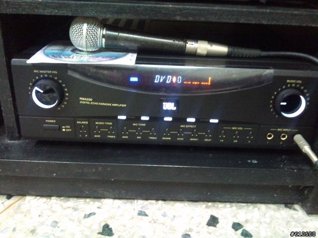 JBL RMA330專業卡拉OK擴大機搭配舊喇叭JAMO+BOSE
