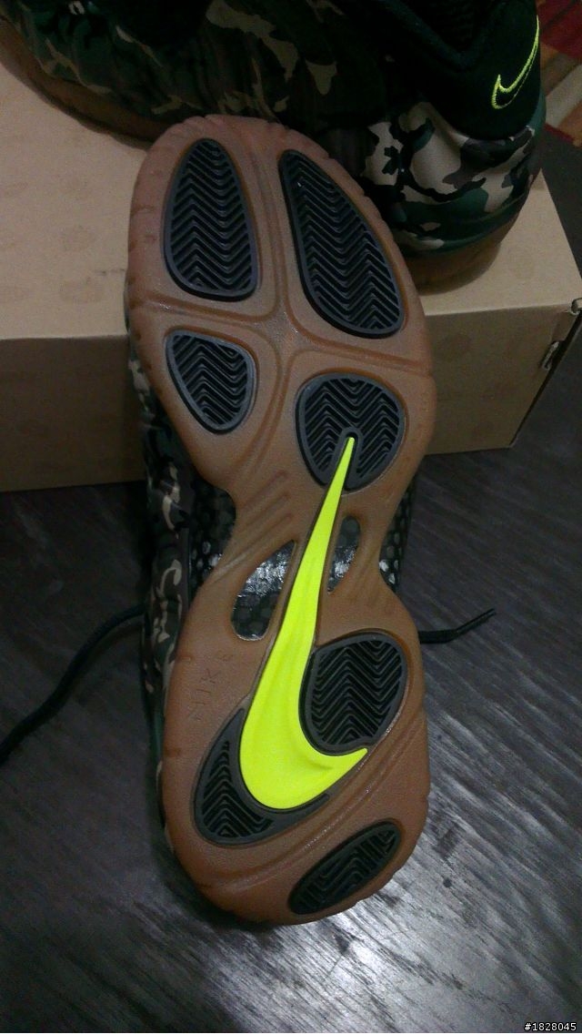 [開箱] Air Foamposite Pro LE 綠迷彩太空鞋