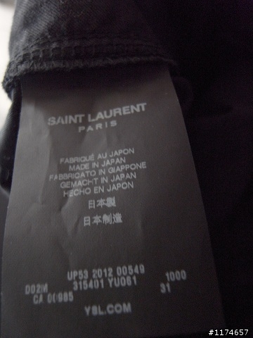 [分享]SAINT LAURENT PARIS 窄管褲