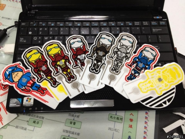 iPhone 4s 金屬背蓋 x Marvel Q版IronMan
