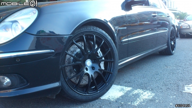 BENZ E55 19吋鍛圈配米其林PSS胎