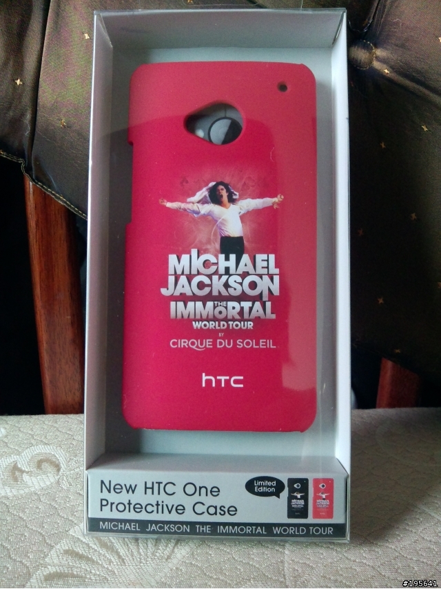 HTC專屬〝太陽劇團麥可傑克森不朽傳奇世界巡迴〞紀念手機背蓋 開箱啦:-)