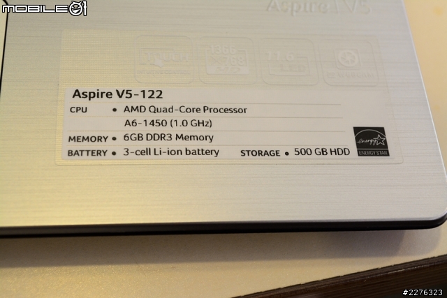 入門觸控筆電Acer V5-122P使用心得