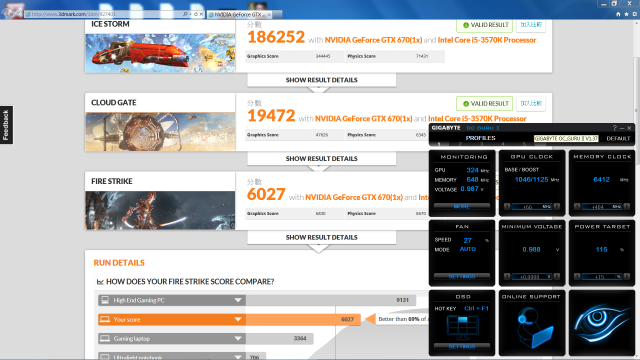技嘉GTX670 4G-風扇轉速用AUTO跑3DMARK分數偏低問題