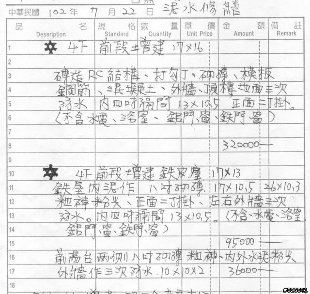 [請教] 泥作報價