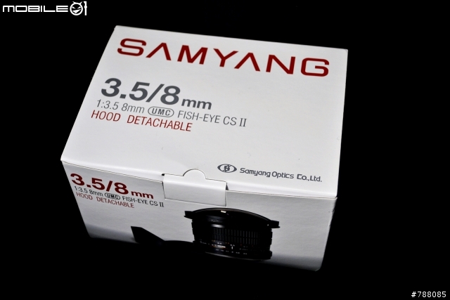 [開箱]平民超廣角魚眼【SAMYANG 8mm f3.5 CS II AE】