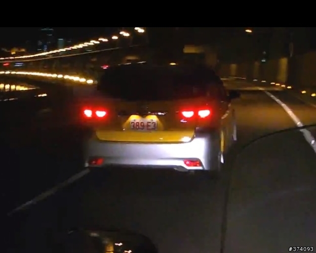 我也遇到惡意貼近同車道危險超車