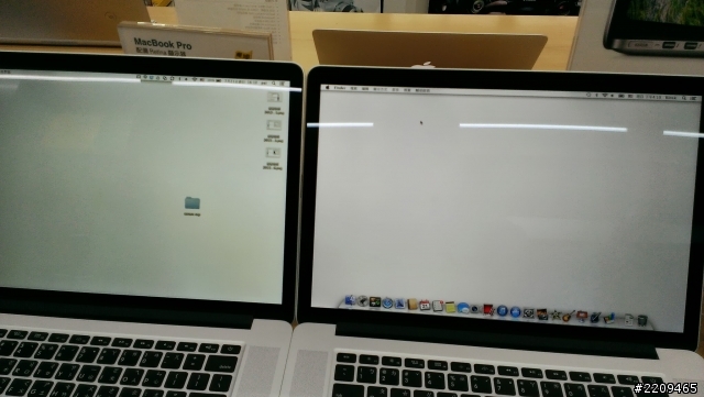 [圖多]踢爆蘋果retina15寸macbook 維修備料，疑似為黃屏翻修(瑕疵回收？次級品)，換了5片了都這樣