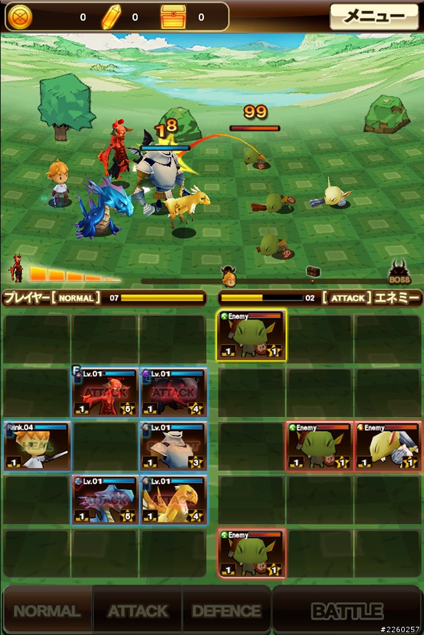 戰略模擬遊戲《MONSTER TAKT》新推出 Android 版本 !