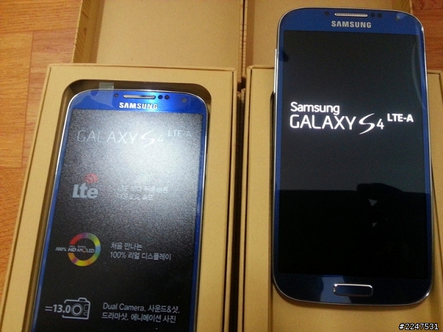 三星 S4 LTE-A 暨E330S 到手嘍，簡易開箱上圖共享