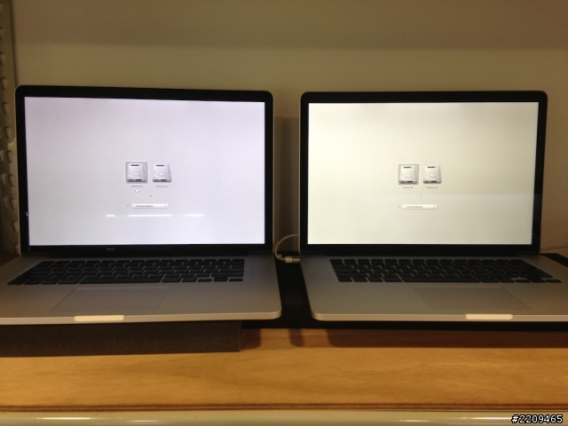 [圖多]踢爆蘋果retina15寸macbook 維修備料，疑似為黃屏翻修(瑕疵回收？次級品)，換了5片了都這樣