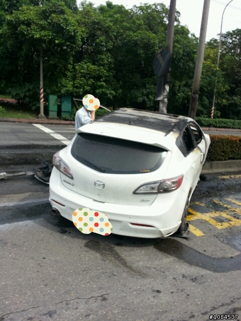 沿海路馬3火燒車