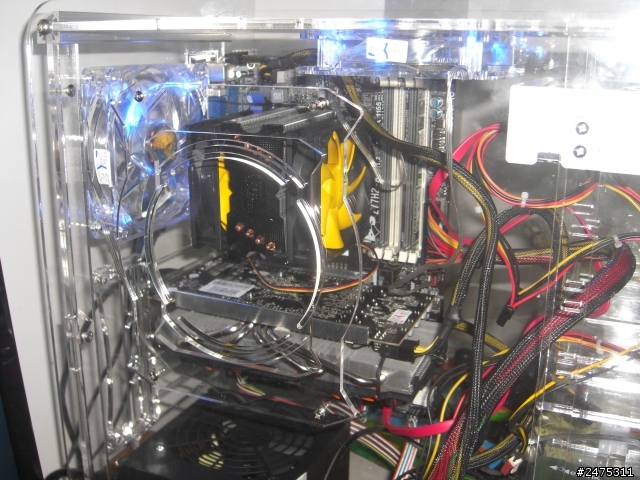 開箱文 I7 3770+HD7870+LG D2342P-PN+壓克力全透明機殼