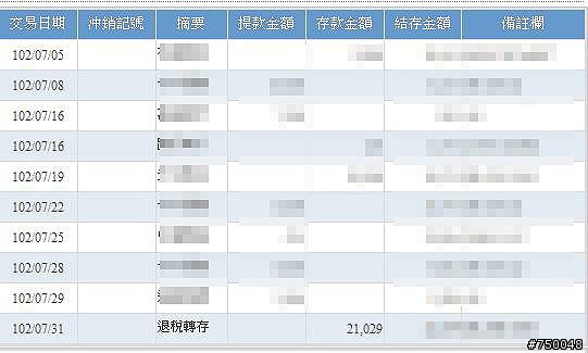 退稅了~~~~~~