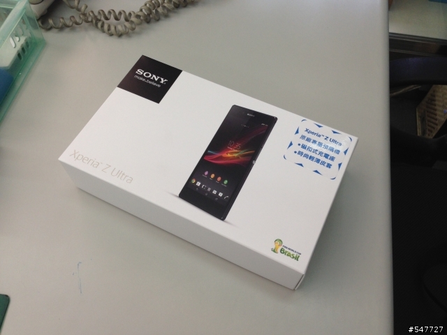 拿到SONY Z Ultra 了