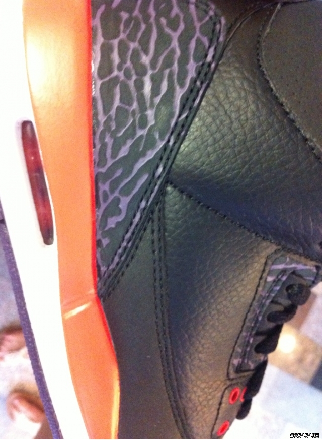Jordan 3 橘黑 真假