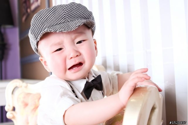 兒子滿周歲所拍的沙龍照