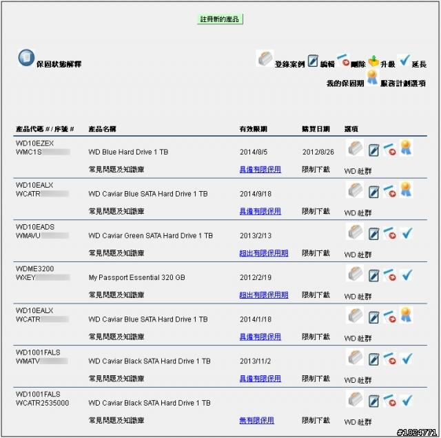 WD硬碟RMA過程記錄與分享~