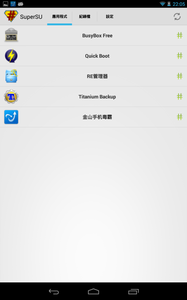 Nexus 7 Andriod 4.3 終於給它root成功了