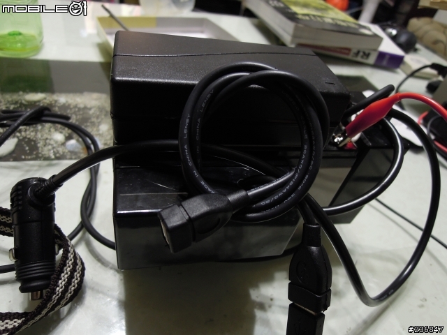 自製"超級隨身電源".給手機USB與筆電19.4V.