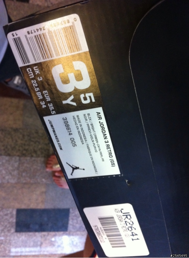 Jordan 3 橘黑 真假