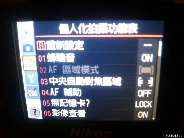 28-70mm F2.8D鏡頭無法使用