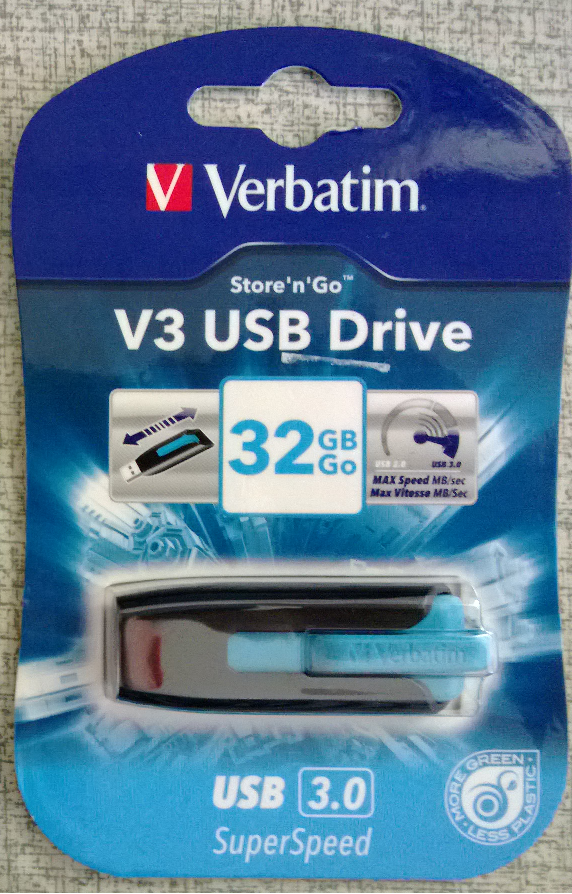 Verbatim V3 USB3.0 64GB 與 32GB 測試
