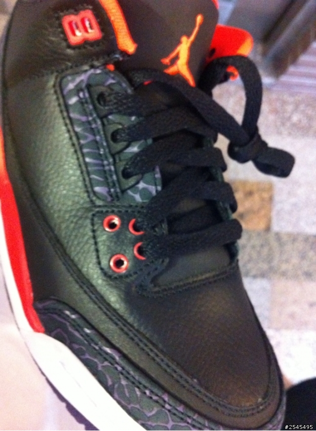 Jordan 3 橘黑 真假