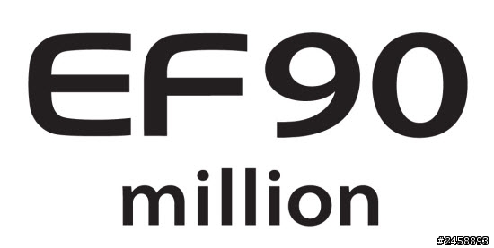慶祝canon 90 EF million 特別版鏡頭 !