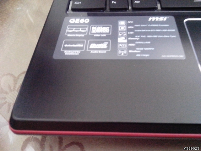 [開箱] MSI GE60 2OE