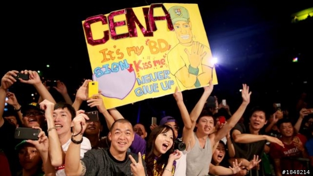 * 我 干 你們 那裡 * 姜熙娜 對臺灣粉絲真情告白! (羞~) WWE RAW Live Taipei 2013 07 06   * WWE 2K15 *