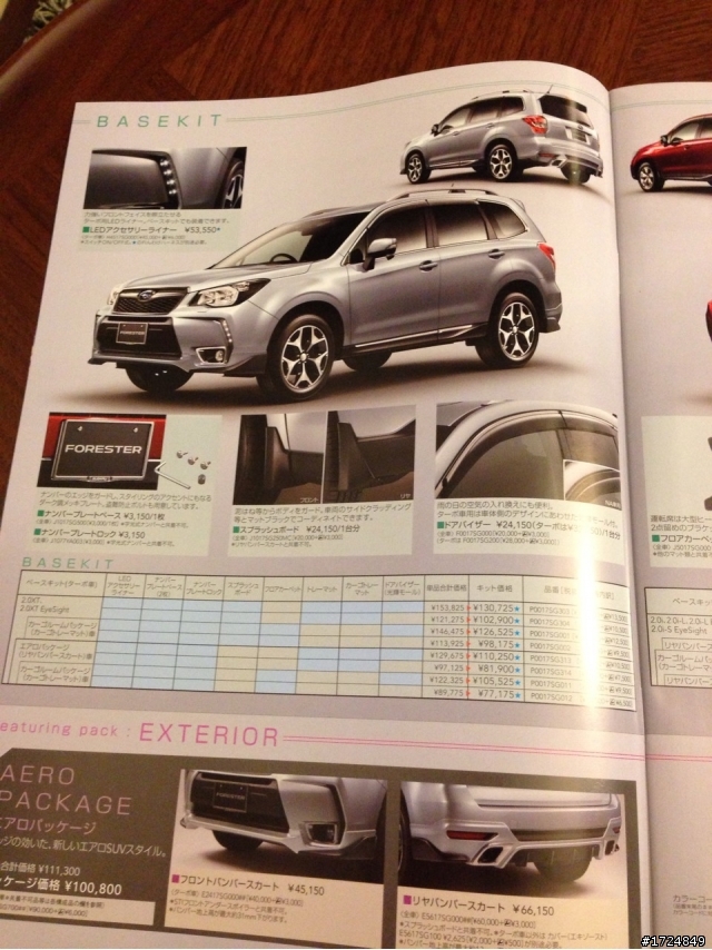 2014 日本版 Forester XT 開箱