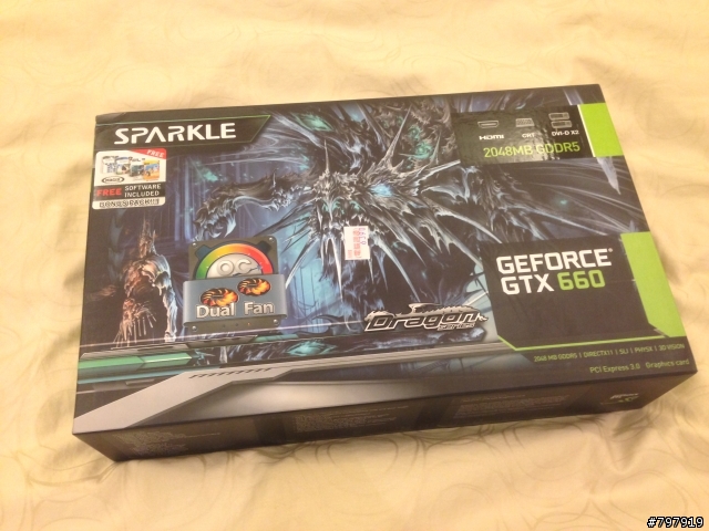(7/12補上3D Mark 11&2013測試)[開箱]高C/P值的選擇:Sparkle GTX660