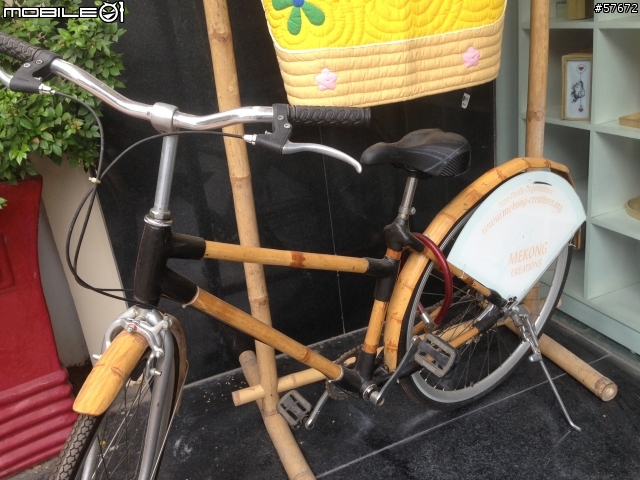輕量化環保材質自行車……舒適度應該一流！