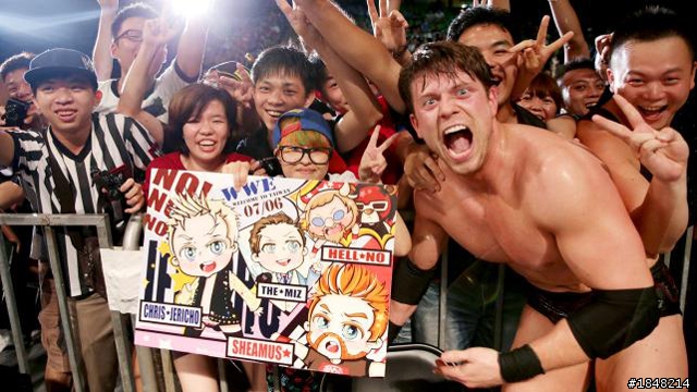 * 我 干 你們 那裡 * 姜熙娜 對臺灣粉絲真情告白! (羞~) WWE RAW Live Taipei 2013 07 06   * WWE 2K15 *