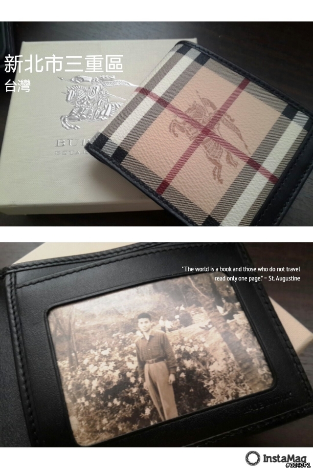 [分享]人生第一個名牌皮夾-BURBERRY
