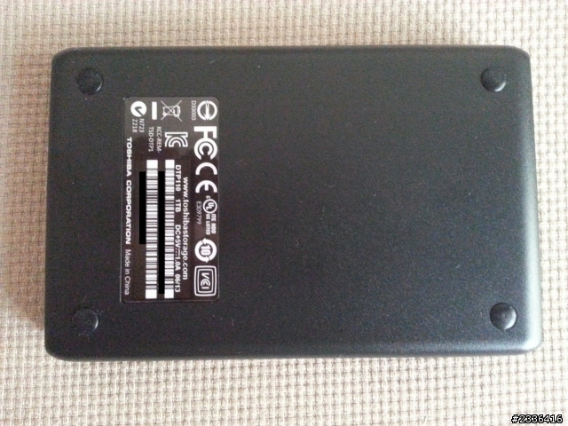 [簡單開箱]TOSHIBA 1.0TB/TO USB3.0 外接硬碟