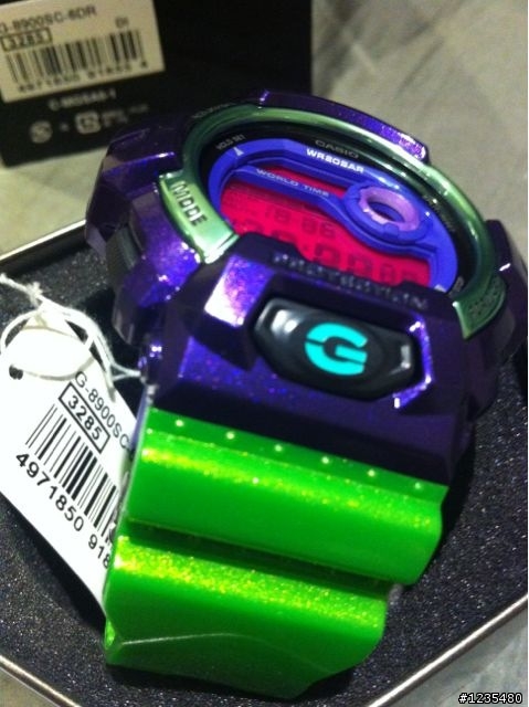 [開箱]G-SHOCK初號機配色 G-8900SC 6DR