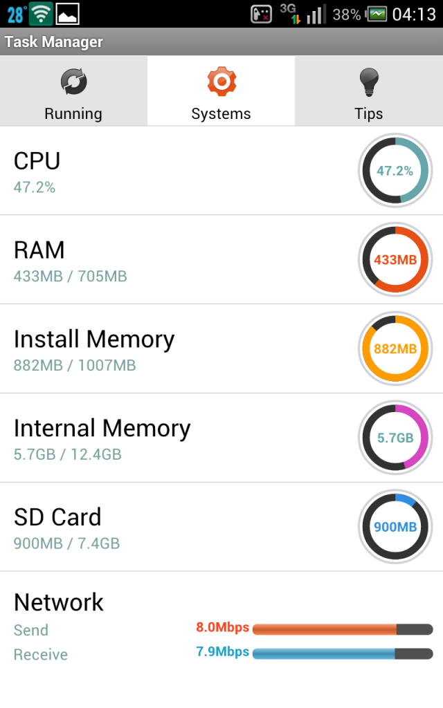 極速A820L下載速度