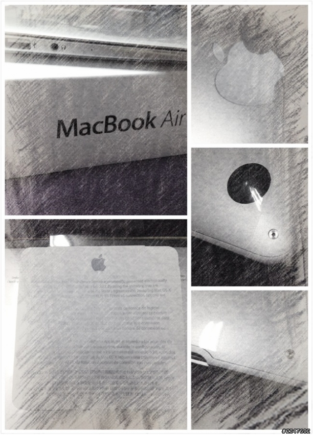 夢到開箱 2013 mid MacBook Air ...