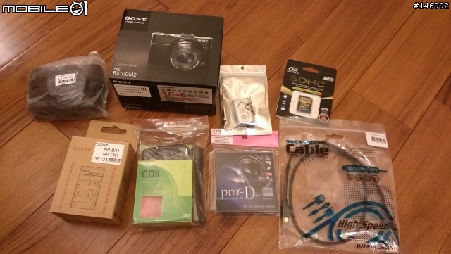 RX100M2遲來的開箱文...原電全配組