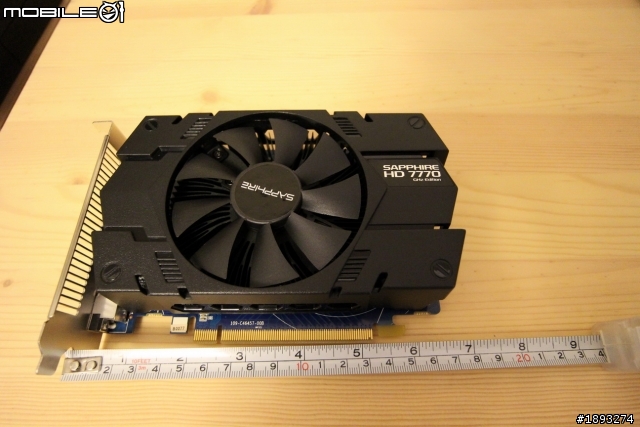 [開箱] Sapphire 藍寶 HD7770 短卡版，簡單測試