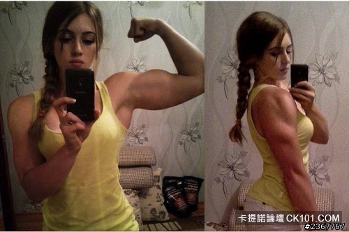 剛在卡題偌看到芭比臉猛男身！「最萌女漢子」