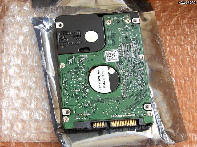 [分享] 筆電換WD 黑標 2.5吋 750G WD7500BPKT簡測