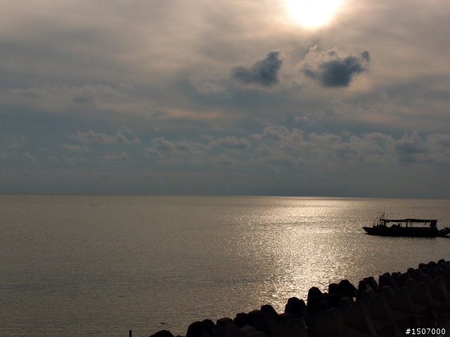 來去吹海風看日落...大肚溪出海口!