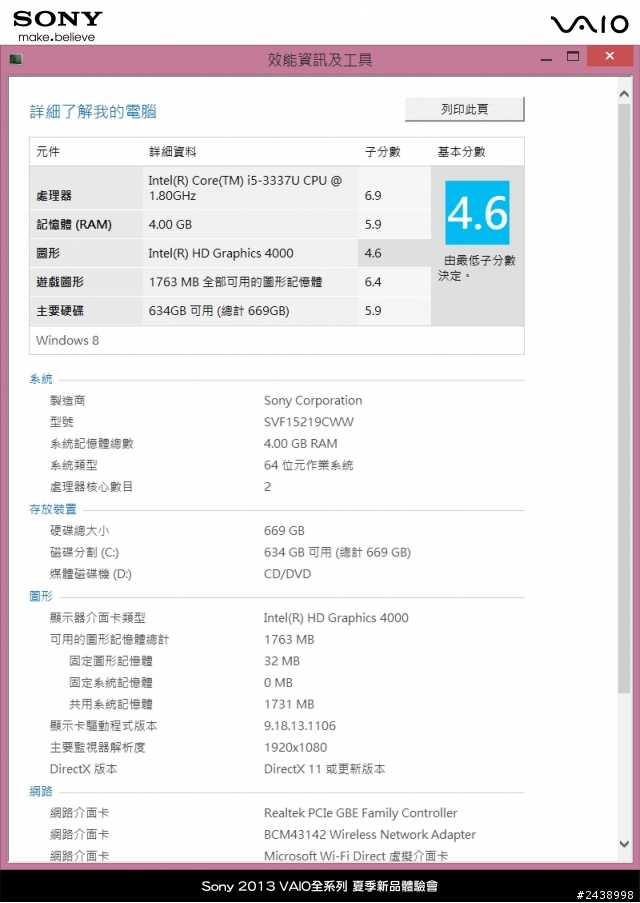 "引領時尚、創造風潮"2013 VAIO全系列夏季新品體驗會