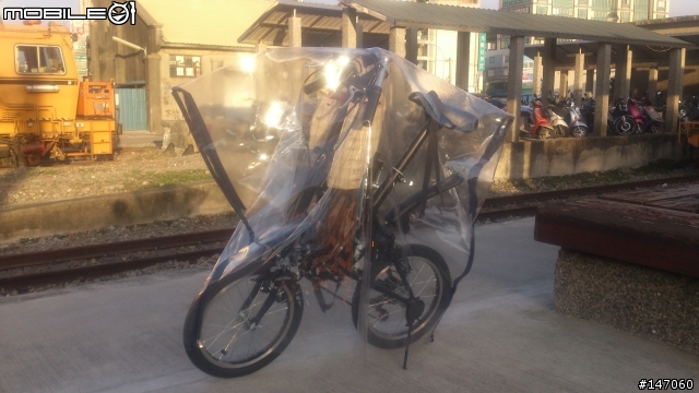 自己手工縫製透明攜車袋